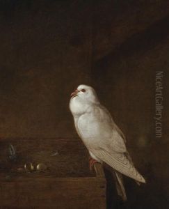 Perched Pigeon by Thomas Hewes Hinckley