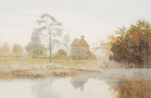 Twilight-evening On The Verlain Near St. Albans