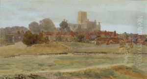 St Albans Abbey From Sopwell