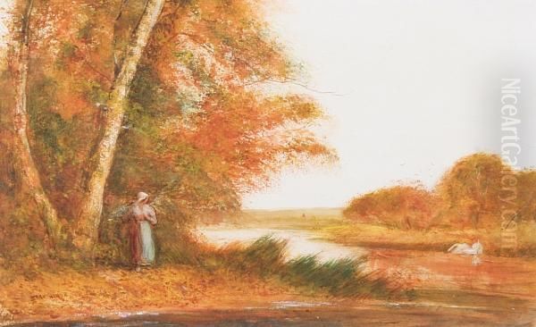 The Forest Pool, Autumn - view 1