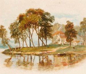 River Landscape by Theodore Hines