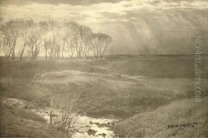 Sunshine And Rain by Alfred Horsley Hinton