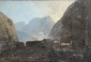 Village Alpin by Julius Hintz