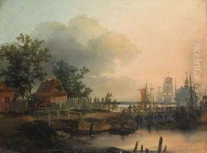 Kustenszene by Julius Hintz