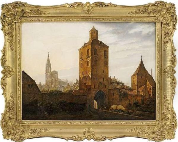 Strasbourg.
View From Porte De L'hopital To The Catheral. - view 1