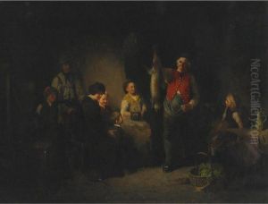 Home From The Hunt by Johann Ferdinand J. Hintze