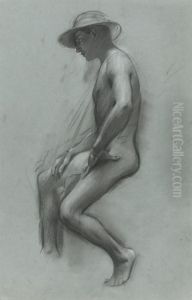 Hermes Psychopomps by Adolf Hiremy-Hirschl