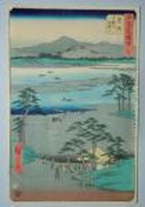 Serie Du Tsutaya Tokaido by Utagawa or Ando Hiroshige