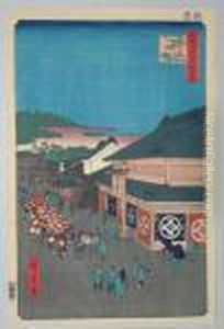 Serie Des 100 Vues D'edo by Utagawa or Ando Hiroshige