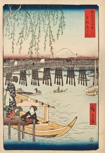 Four Woodcuts by Utagawa or Ando Hiroshige