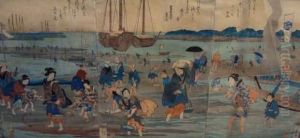 Shiohi Gari No Zu. by Utagawa or Ando Hiroshige