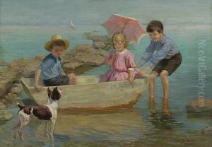 At The Beach by Carl Hirschberg