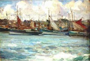 Thonier Au Port Devant Laville-close A Concarneau