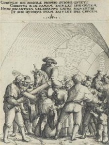 Christ Carrying The Cross by Augustin Hirschvogel