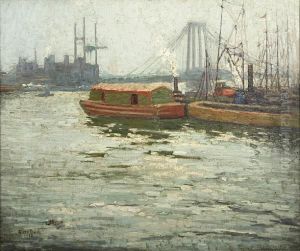 East River New York by Alice Hirsh