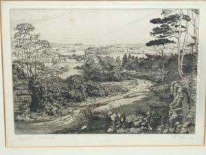 Wells And Another Ruralview by Norman Hirst