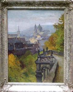Tomek, View Of Prague by Heinrich Hirt
