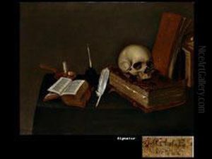 Vanitas/stilleben by Michael Conrad Hirt