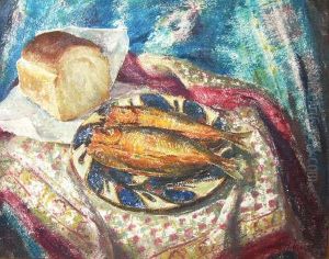 Still Life With Kipperssigned by Andrew Healey Hislop