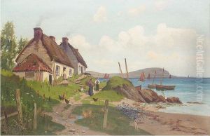 Fishing Village by Andrew Healey Hislop