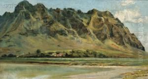 View Of A Hawaiian Valley, Oahu by David Howard Hitchcock