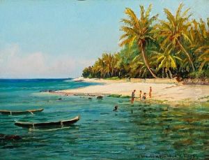 Kahalawai, At Foot Of Diamond Head by David Howard Hitchcock