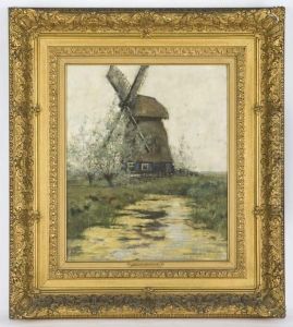 A
Windmill In A Landscape by George Hitchcock