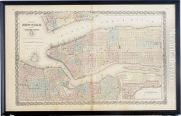 Map Of New York And The Adjacent Cities - view 1