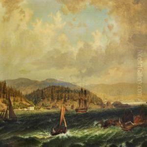Sailing Ships In A Norwegian Fiord