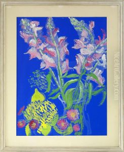 Gladiolus Mot Blatt by Sigrid Hjerten