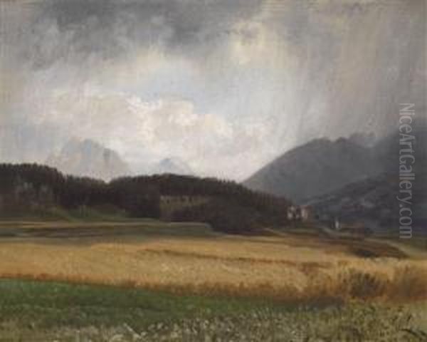 Approaching Rain Over Igls - view 1