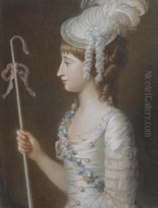 Portrait Of Lady Caroline Anne Brudenell-bruce by Mary Hoare