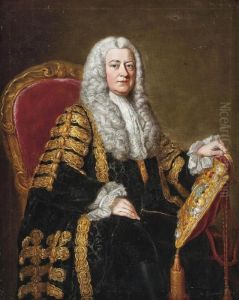 Portrait Of Philip Yorke, 1st Earl Of Hardwicke (1690-1764), Three-quarter-length, In The Robes Of The Lord Keeper Of The Great Seal Portrait Of Philip Yorke, 1st Earl Of Hardwicke (1690-1764), Three-quarter-length, In The Robes Of The Lord Keeper Of The Great Seal