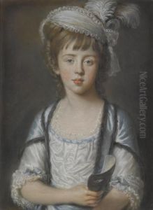 Portrait Of Lady Frances Elizabeth Brudenell-bruce by William Hoare Of Bath