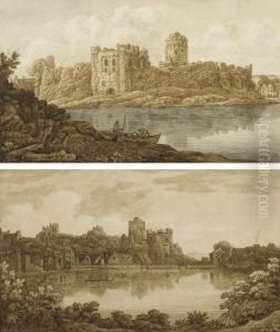 Pembroke Castle, South Wales by Richard Colt, 2nd Bt Hoare