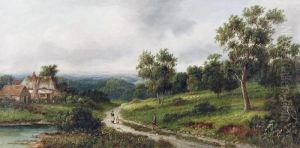 Bringing Home The Flock by George Thompson Hobbs