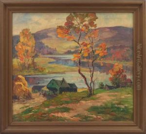 Landscape With Cabin And Figure