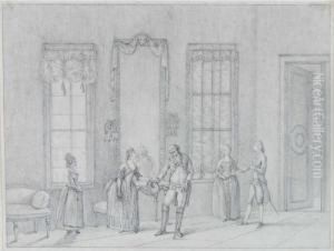 Elf Buhnenszenen Aus Dem Mainzer Theater by Johann Jakob Hoch