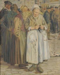 Marche En Bretagne by Gaston Hochard