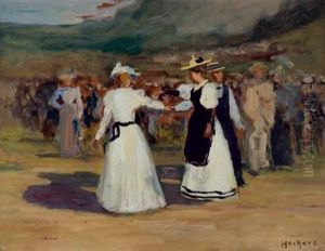 Le Jour De La Fete by Gaston Hochard