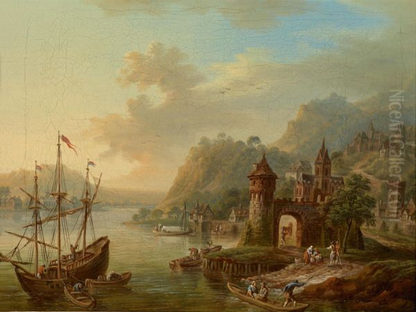 A Rhein River Landscape - view 1