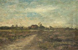 Landschaft Mit Bauernhaus by Rudolf Hockner