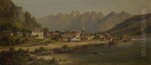 Motiv Fran Zell Am See Och Purgstall by Edmund Hod