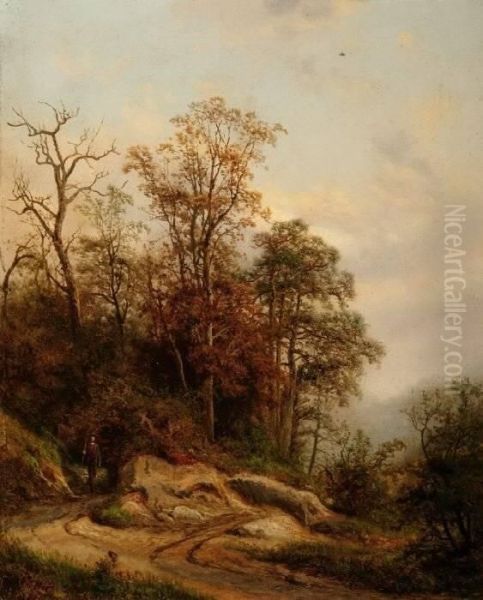 Hod . Figure On Forest Path - view 1