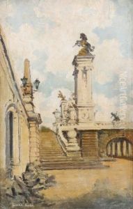 Escaliers Du Pont Alexandre Iii by Pierre Hode