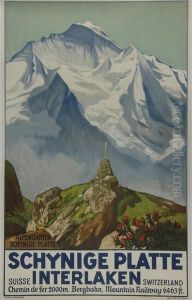 Schynige Platte Interlaken by Ernst I Hodel