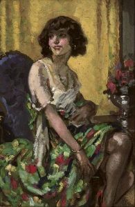 Study Of A Young Girl by Francis Edwin Hodge