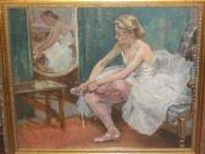 A Corner Of The Dressing Room by Francis Edwin Hodge
