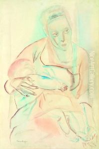 Mother And Baby by Frances Mary Hodgkins