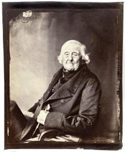 Portrait Of Robert Bamlett, Aged 87, Taken At Croft Rectory, Yorkshire by Charles Hodgson